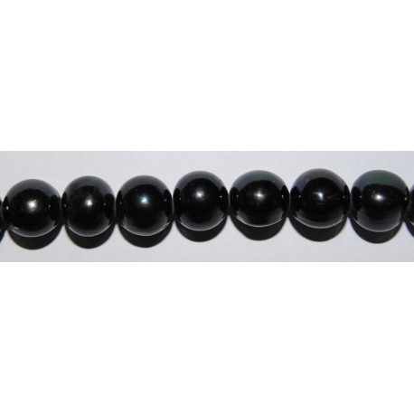 Perla oscura esférica 10-11 mm.(Alta calidad)