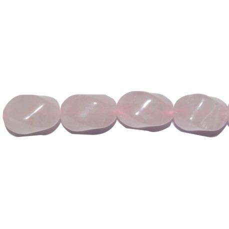 Cuarzo rosa oval "S" 12*18 mm.