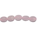 Cuarzo rosa oval 10*14 mm.