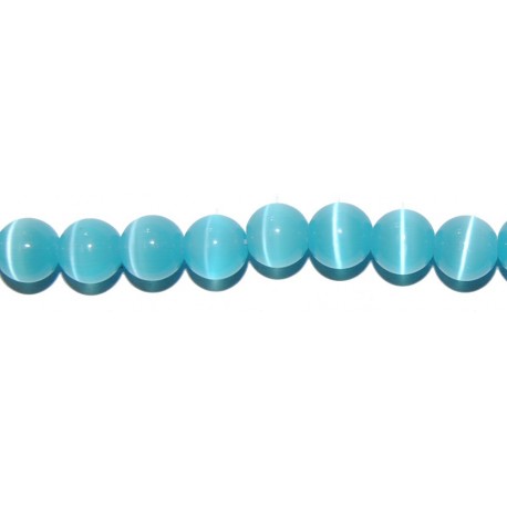 Ojo de Gato azul cielo bola 8 mm.