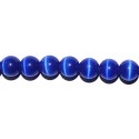 Ojo de Gato azul oscuro bola 8 mm.