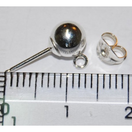 Dormilona 6 mm con Gancho y Presión (5 pares)