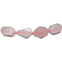 Cuarzo Rosa nugget facetado 15*18 mm.