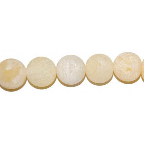 Ágata Amarilla envejecida bola 14 mm.