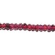 Granate rondel facetado 2,5 mm.