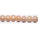 Perla Rosada esférica 9 mm.(Alta calidad)