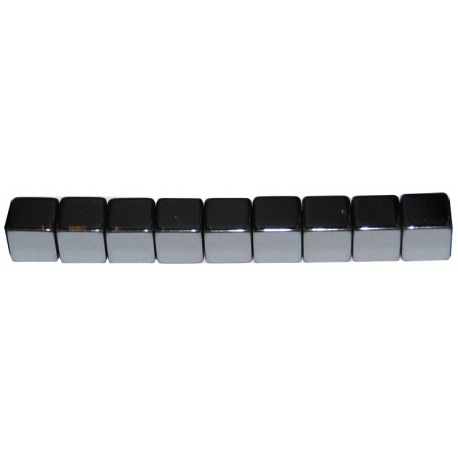 Hematite cubo 4 mm.