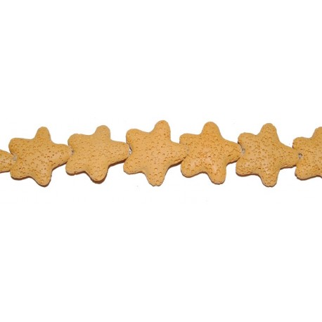 Lava Amarilla estrella 25 mm.