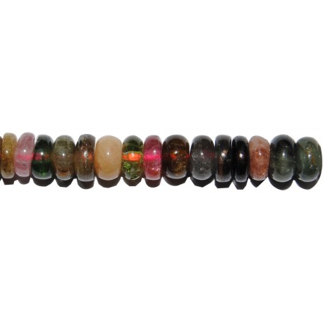 Turmalina rondel 6 mm.