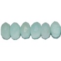Amazonita abacus facetado 6*10 mm.
