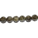 Labradorita bola facetada 4 mm.(Alta Calidad)