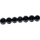 Ágata negra bola facetada