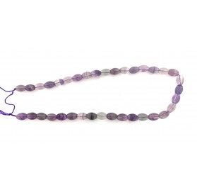 Fluorita Lila oliva 8*10 mm.