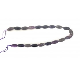 Fluorita Lila oliva 10*20 mm.