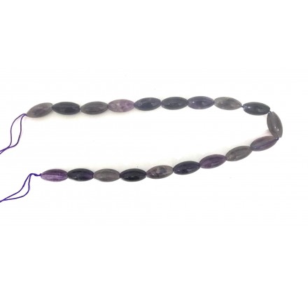 Fluorita Lila oliva 10*20 mm.