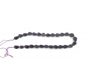 Fluorita Lila oval "S" facetado 10*15 mm.