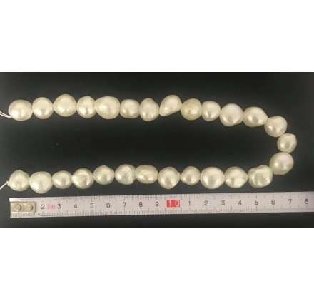 PERLA BARROCA 13-14 MM (ORIFICIO 2 MM)