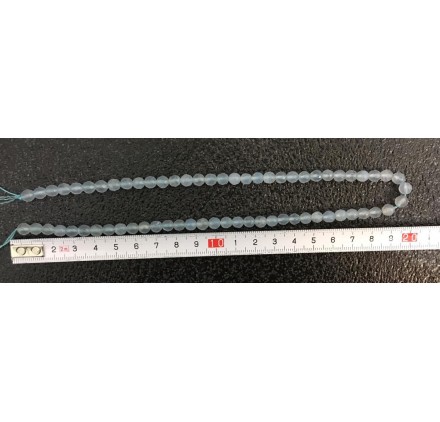 Calcedonia bola facetada 6 mm