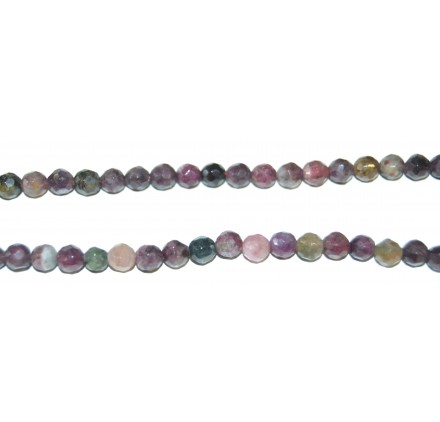 Turmalina bola facetada 4 mm.
