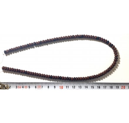 Jaspe Sardo rondel 6 mm