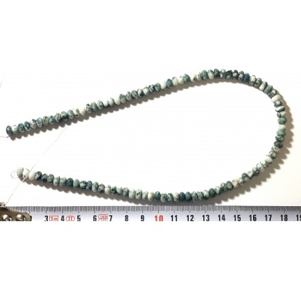 Ágata Musgosa rondel 6 mm