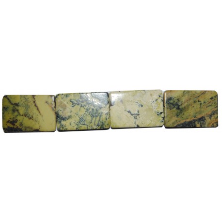 Turquesa amarilla(serp.) rectángulo 30*40 mm.