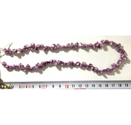 Perla flecos violeta claro 8 mm