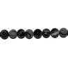 Ágata Negra Veteada bola 4 mm.