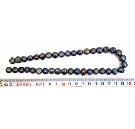 Perla Color Plana 10-11 mm