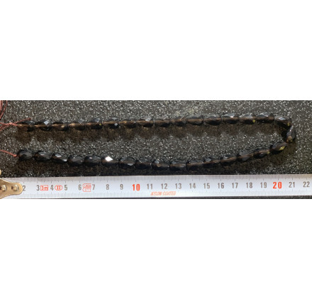 Cuarzo Ahumado lágrima facetada 9*13 mm