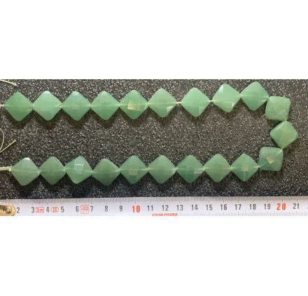Aventurina Verde Rombo 15 mm