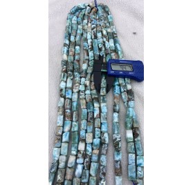 Larimar Tubo irregular 10*13 mm