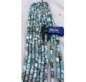 Larimar Tubo irregular 10*13 mm