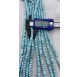 Larimar Rondel facetado 10 mm ( Alta Calidad)