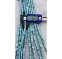 Larimar Rondel facetado 10 mm