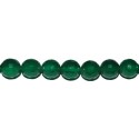 Ágata verde bola facetada 8 mm.