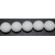 Onix blanco bola facetada 8 mm.