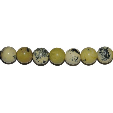 Turquesa amarilla(serp.) bola 4 mm.