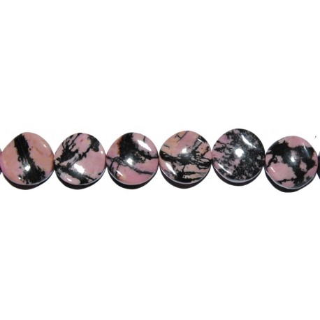 Rodonita disco "twisted" 16 mm