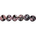 Rodonita disco "twisted" 16 mm