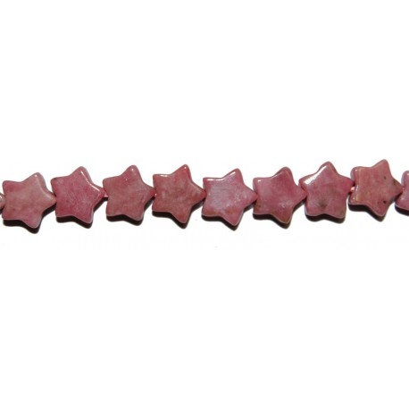 Rodonita estrella 8 mm.