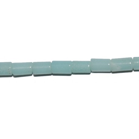 Amazonita tubo 3*5 mm.